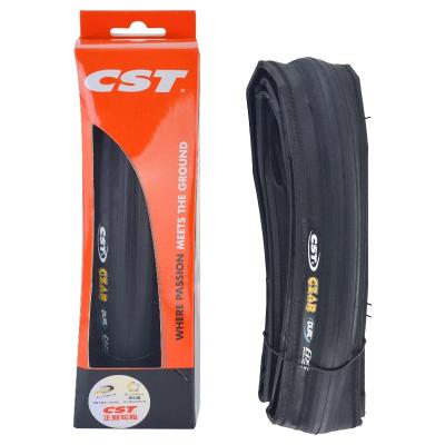 China Road Bikes CST Bicycle Tire C1406 700*23C/25C Road Bike Tire 27TPI Thin Side Single Tire Bicycle Accessories for sale