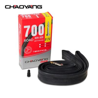 China Road Bikes CHAOYANG 700*18/23/25/28/32/35/38/42/43C Bicycle Inner Tube Mountain Bike Inner Tube Cheap Bicycle for sale