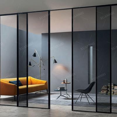 China High Security Door Aluminum Slide Glass Residential Doors With Mosquito Net Main Exterior House Sliding Doors for sale