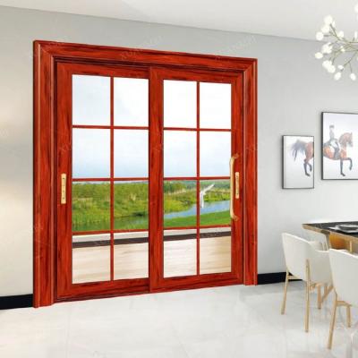 China Sliding doors of Australian standard high security two way aluminum doors for sale