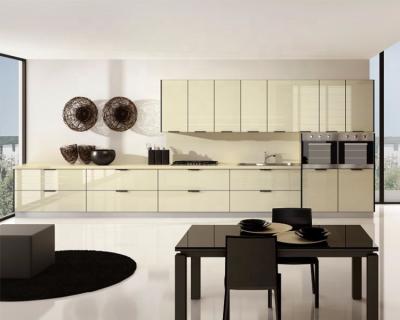 China 2021 Custom Made Simple Modern Foshan Kitchen Cabinet Wood Lacquer Enviroment Friendly Supply Apartment Apartment for sale