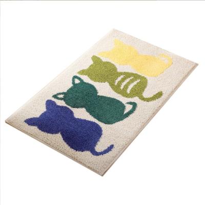 China High Quality Custom 100% Natural Mat Printed Entryway Washable Mat Home Welcome Door Mats Coir Coconut Fiber with Anti-Slip Backing for sale