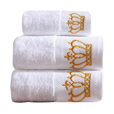 China Wholesale Soft High Quality Luxury Bath Face Spa 100% Cotton 16S Five Star Hotel Towel Sets Hand Hand Towel Sets for sale