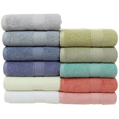 China 12 Colors High Quality Soft Cotton Bath Face Towel QUICK DRY Warmer For Adults Kids Home Hotel Daily Use for sale