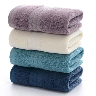 China Wholesale QUICK DRY 34*74cm Employee Welfare Gift Towel Set Pure Cotton Bath Towel For Daily Use for sale