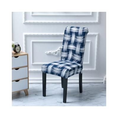 China Simple hot sale factory customized printing elastic removable dining chair cover washable chair cover for sale