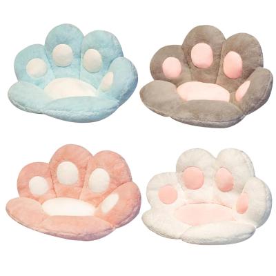 China Cute Viable Headrest Cat Paw Neck Pillow Cushion Car Accessories Bear Bigfoot Tapered Leg Plush Cushions and Rest Block Bearing for sale