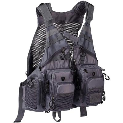 China 2021 Hot Selling Custom Made Men's Universal Tactical Waistcoat Men's Vest Multi-pocket Breathable Vest Fishing Bags for sale