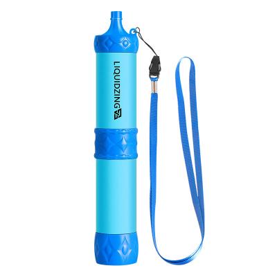 China 1000L Camping Water Filter Straw UF Membrane Survival Drinking Straw for sale