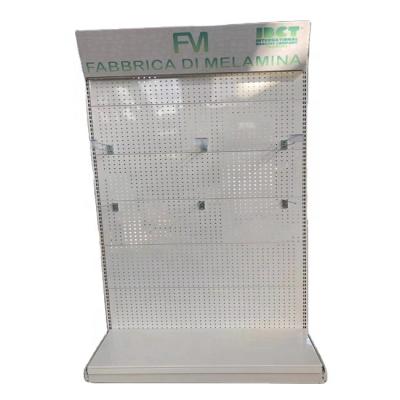 China Single Sided Steel Hooks Rack Hanging Shelf for sale