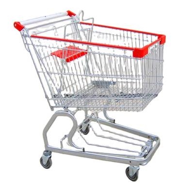 China German Type Folding Trolley For Supermarket for sale