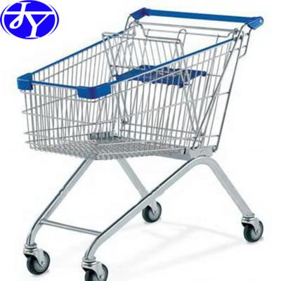 China Unfolding Zinc Finish Unfolding Cheap Shopping Cart for sale