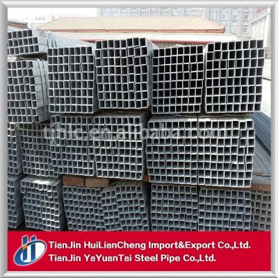 China Structure Pipe China 18*18--80*80mm Square Galvanized Steel Pipe for sale