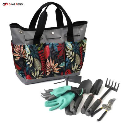 China Waterproof Heavy Duty Polyester Plant Flower Polyester Garden Tool Storage Bag for sale