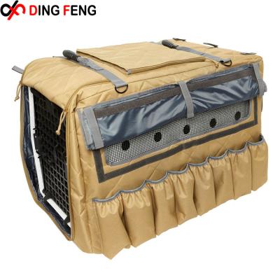 China Manufacturer OEM Outdoor Dog Cage Cover Kennel Windproof Insulated Dog Crate Cover for sale