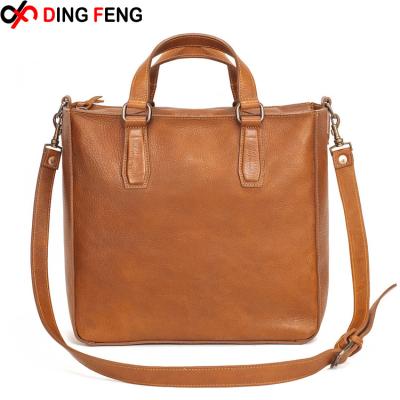 China Fashion Factory OEM Ladies Cross Shoulder Handbag Tote Bag With Zipper Luxury Leather Women Fashion Body Bag for sale