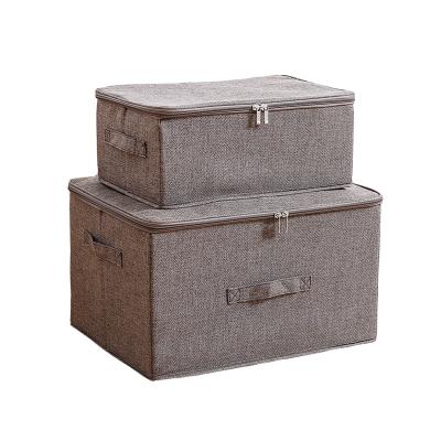 China Viable Foldable Clothes Storage Bag Organizer Toys Storage Box Basket for Shoes Cabinet Underbed Storage for sale