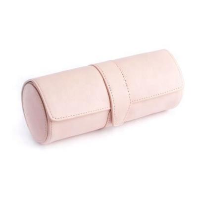 China Custom Luxury Leather Case Leather Roll Watch Roll Customization Color Watch Box Luxury Watch Box for sale