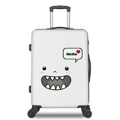 China New Custom Cartoon UV Design PC/ABS Cartoon Draw Bar Box Printing Suitcase Luggage Printed Drawbar Box for sale