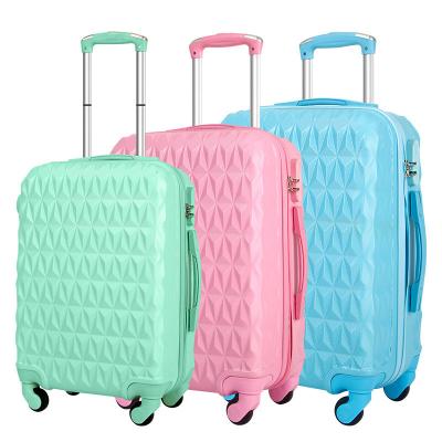 China ABS OEM ABS+PC Trolley Case Three Piece Set 20/24/28 Inch Luggage Set Suitcase Set for sale