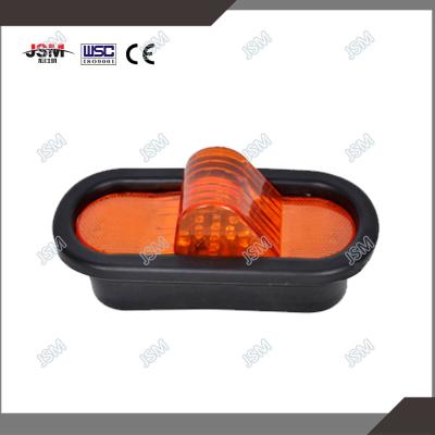 China oval trailer side marker light yellow trailer side light for sale