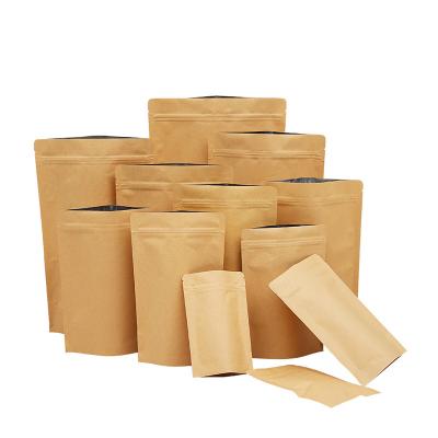 China Gift & Craft Factory Directly Supply Brown Kraft Paper Bag Box Ziplock Bag Ziplock Box for sale