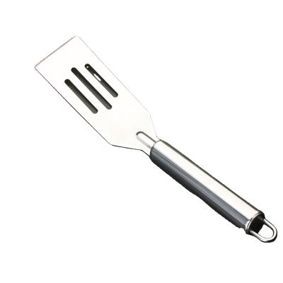 China Sales Viable Cheap Kitchen Accessories Spatula Kitchen Tableware Instrument Stainless Steel Cooking Spatula for sale