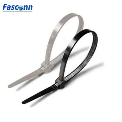 China Black/Natural Universal Nylon Plastic Cable Tie, Zipper Standard Ties for sale