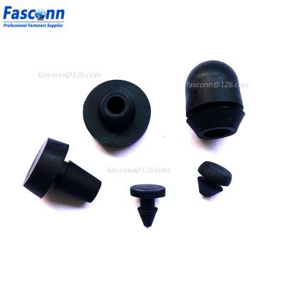 China Strip flattening mushroom bumper, small hard rubber push on feet, pull silicone insert foot, grommet feet, POF-12264,40022,40048,40059,50185 for sale