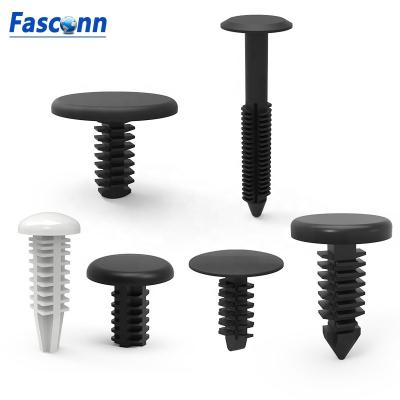 China Blind Hole Push Fit Nylon Removable Barbed Fasteners, Plastic and Nylon Fir Tree Plugs, Trim Board Staples Rivet for sale