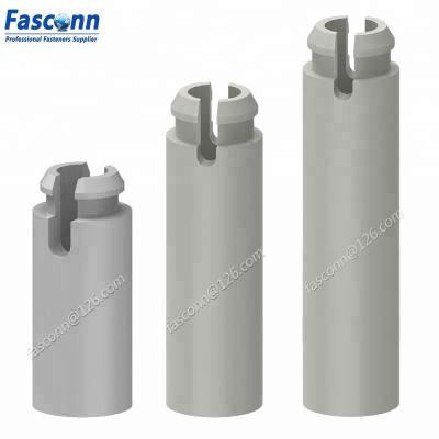 China Nylon66 standoffs and Self-retaining nylon standoff with 4.7, 5.9mm PCB hole and 3.2-25.4mm height for M3, M4 screw support for sale