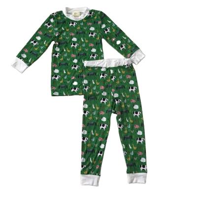 China Animals Causal Symbol Cow Immediately Arrived Christmas Two-Piece Costume For Infants And Toddlers Outfits for sale