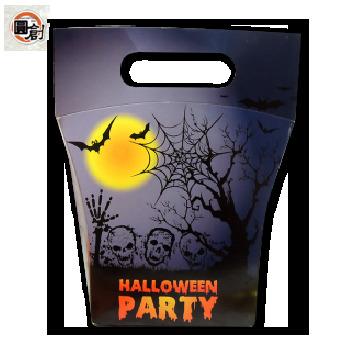 China Handmade Custom Printed Halloween Paper Candy Gift Boxes For Halloween Party for sale