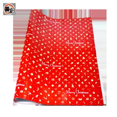 China Merry Christmas Environmental Disposable Decoration Disposable Gift Box Red Book Paper for sale