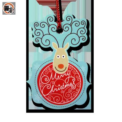 China Other Other Christmas Reindeer Paper Tags For Labels With Twist Tie for sale