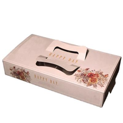 China Hot Sale Handmade 8 Cells Handmade Designs Packaging Gift Mooncake Paper Box for sale