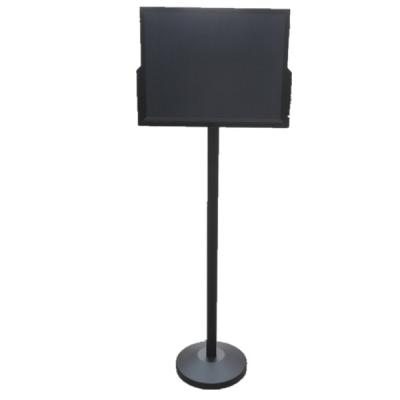 China Cinema Matte Black Standing Sign Holder for sale