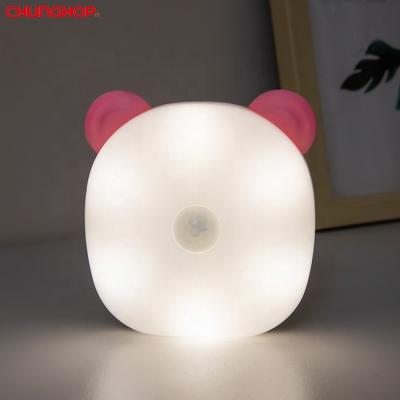 China Modern Motion Sensor Led Night Light Usb Rechargeable Bedroom Washroom Stair Sensor Energy Saving Light for sale