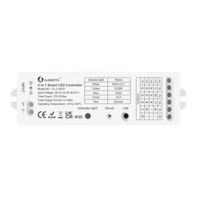 China GLEDOPTO 5IN1 Adjustable Frequency GLEDOPTO 5IN1 LED Controller PWM Zigbee Wireless Smart Led Lighting for sale