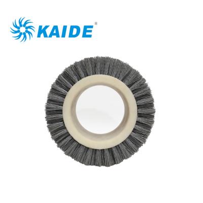 China Best Selling Silicon Carbide Abrasive Filament Roller Cleaning Circular Brush For Machine for sale