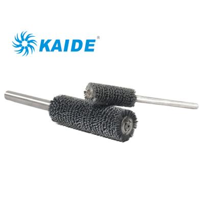 China Premium Industrial Cleaning Spiral Coils Abrasive Filaments Wire Tube Pipe Brush With Handle for sale