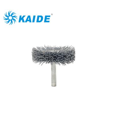 China Professional Grinding POLISHING Tools Silicon Carbide Wheel Abrasive Nylon Brush With Fixed Shank for sale