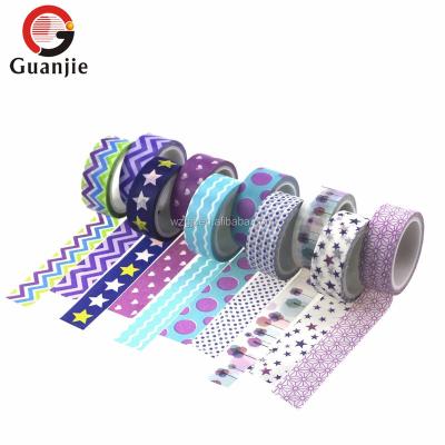 China Waterproof Colored Equator Washi Tape For Promotions for sale