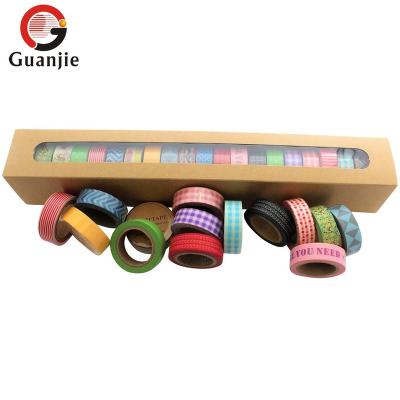 China Waterproof Custom Design Decorative Craft DIY Washi Tape Set for sale