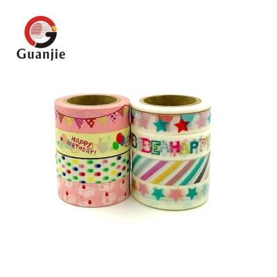 China Custom Printed Japanese Washi Tape Waterproof for sale