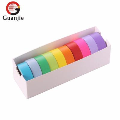 China Waterproof Decorative Mixed Multi Colored Washi Paper Masking Tape for sale