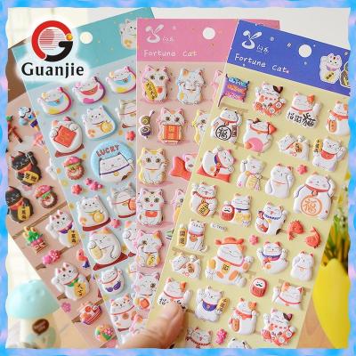 China Waterproof+Eco-friendly Wholesaler Cheap Custom Foam Puffy Stickers for sale