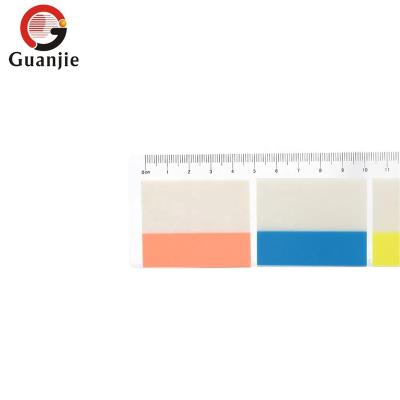 China Self Adhesive Custom Colorful Transparent Office Arrow Sticky Notes PET for sale