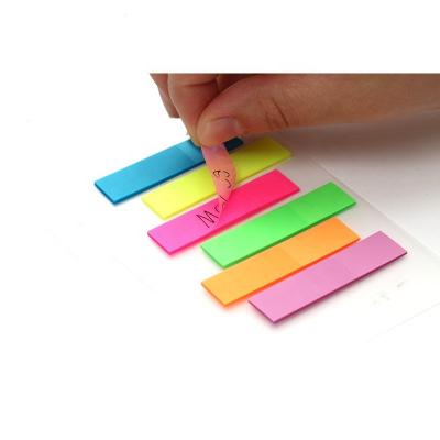 China Self-adhesive transparent sticky note, pet sticky note, plastic sticker note for sale