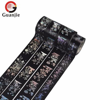 China Waterproof Molshine Washi Tape , Attractive Laser Foil Color Washi Tape for sale